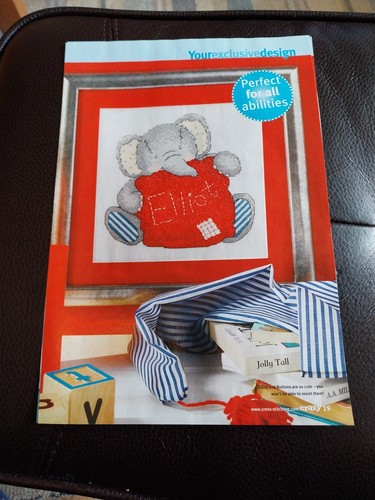 Elliot elephant cross - cross, stitch