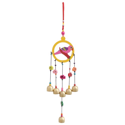 Charming wind chimes garden - wind,