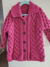 Handknitted Aran Coat