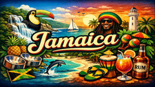 Jamaica Fridge Magnet Travel
