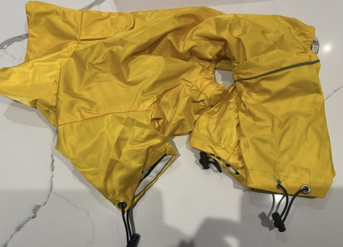 Small yellow pet dog rain - small,