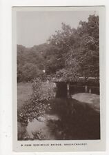 Saw Mills Bridge Brockenhurst, Hampshire RP Postcard, B115