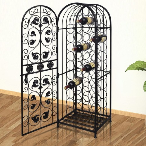 Wine rack bottles metal - 45,
