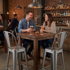 Silver Gloss Bistro 4 Pack Bar