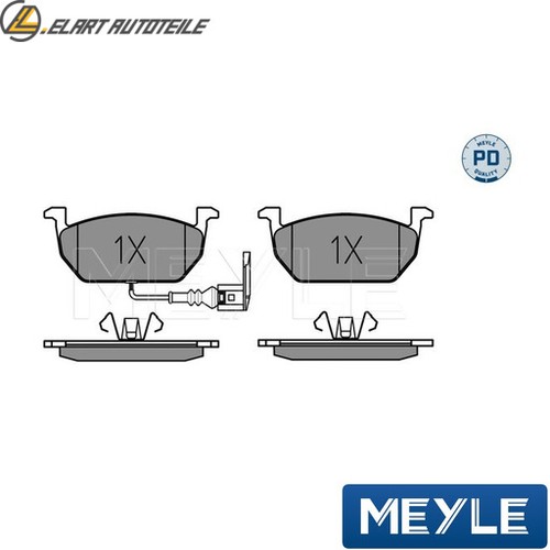 Brake pad set - set,