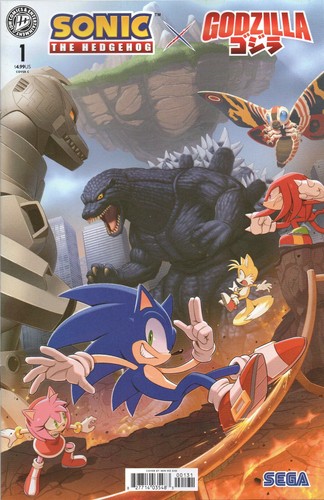 Sonic the hedgehog - x, godzilla