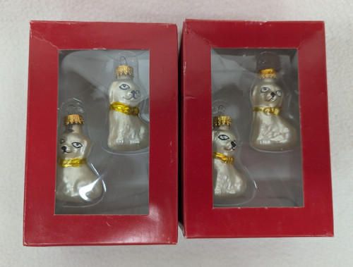 Vintage glass christmas - vintage,
