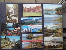 10 POSTCARDS OF KESWICK, DERWENTWATER, SKIDDAW, MARKET PLACE, ASHNESS BRIDGE