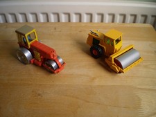 VINTAGE DINKY AVELING BARFORD DIESEL ROLLER AND CORGI RASCAL ROLLER EXCELLENT