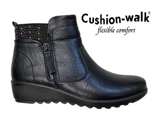 Cushion walk ladies black - walk,