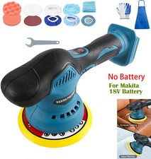 6" Cordless Rotary Car Polisher Buffer Sander Polishing machine For Makita 18v