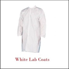 Disposable Lab Coats, White