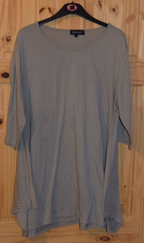 Neslay grey oversized tunic - neslay,