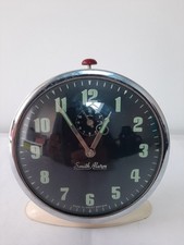 *VINTAGE SMITH ENGLAND ALARM CLOCK DATE STAMPED '62 EXC COND-PLS READ*