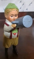 Schuco Dancing Bavarian Clockwork Boy Drinking Beer Nice Condition