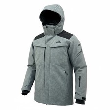 Quality Eider Men’s Ski / Snowboard Jacket – Grey / Black – Size M