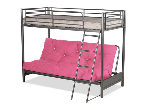 Metal frame futon double bunk