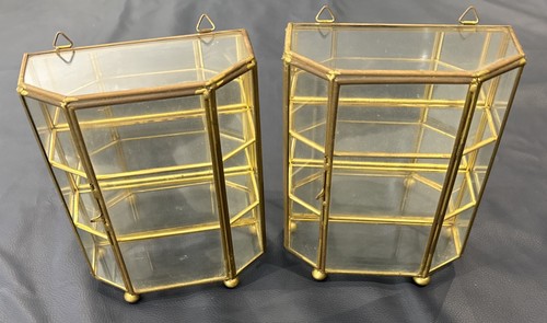 Small vintage brass glass - small,