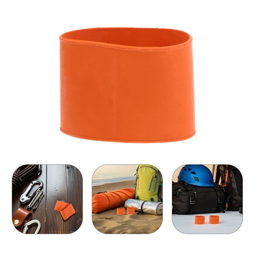 2pcs orange rubber - orange,