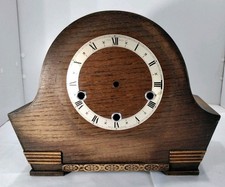 Vintage James Walker Mantle Clock Case & Parts Only See Description 