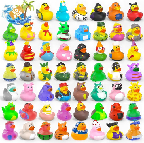 30pcs rubber ducks random - ducks,,