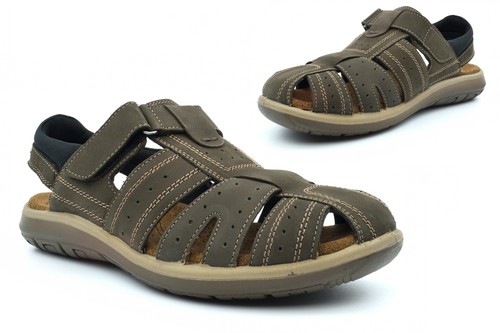 Roamers mens leather sandals - mens,