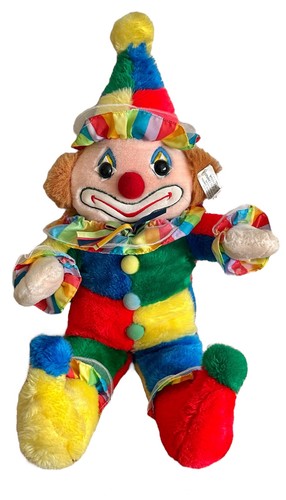 Woolworths clown plush soft - woolworths,