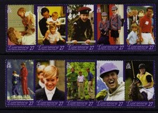 Guernsey 2003 Prince William of Wales SG 998-1007 MNH