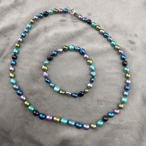 Honora pearl necklace bracelet - pearl,