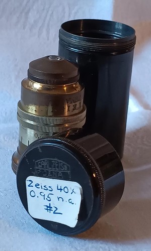Antique brass carl zeiss 4mm - antique,