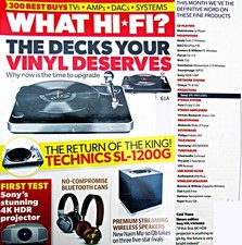 WHAT HI-FI  VPI NOMAD  PRO-JECT  X2  CLEARAUDIO CONCEPT SALE PRICE £3.99