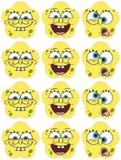 Spongebob faces cake - 24,