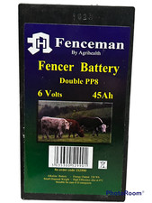 Fenceman Battery Double PP8 6v