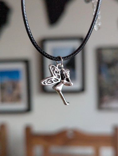 Silver tinkerbell charm - silver,