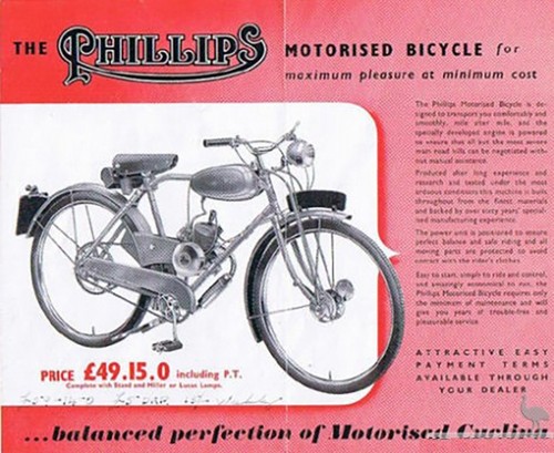 Philips motorised cycle - philips,