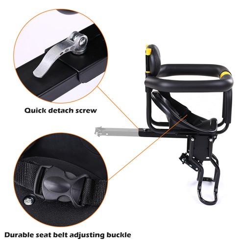 Front baby bike seat child - front,