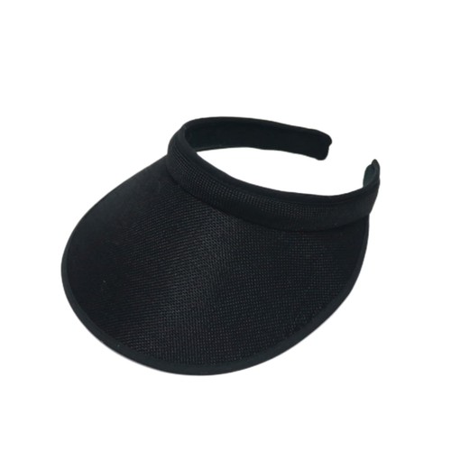 Cloth covered slip visor - cloth,