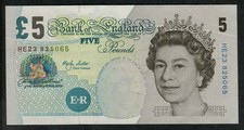 Bank england 5 banknote - england,
