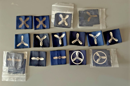 Raf cloth epaulettes - cloth, propeller