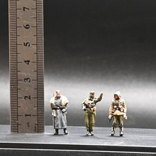 1/72 German Army Soldier 3pcs Person Painted Finished Model