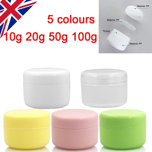 100g plastic jar pot sample - plastic,