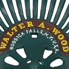 Walter A Wood Tractor Seat