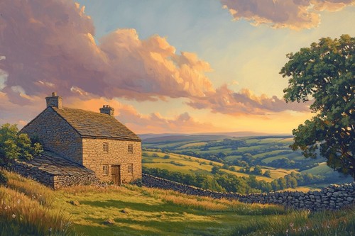 Countryside yorkshire dales - yorkshire,