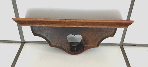Vintage wooden heart shelf - heart, shelf*