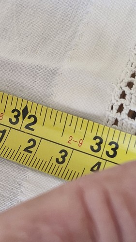 Plain white square cotton - square,