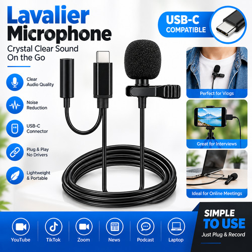 Usb lavalier lapel - lavalier,