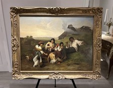 Original Antique Oil Painting