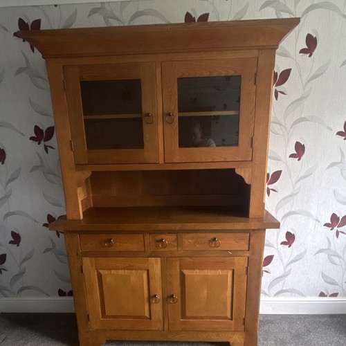 Solid oak wooden glass - solid,