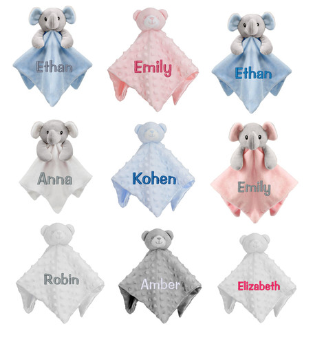 Baby personalised comforter - personalised,