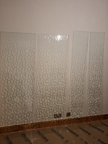 Glass sheets made - sheets, by